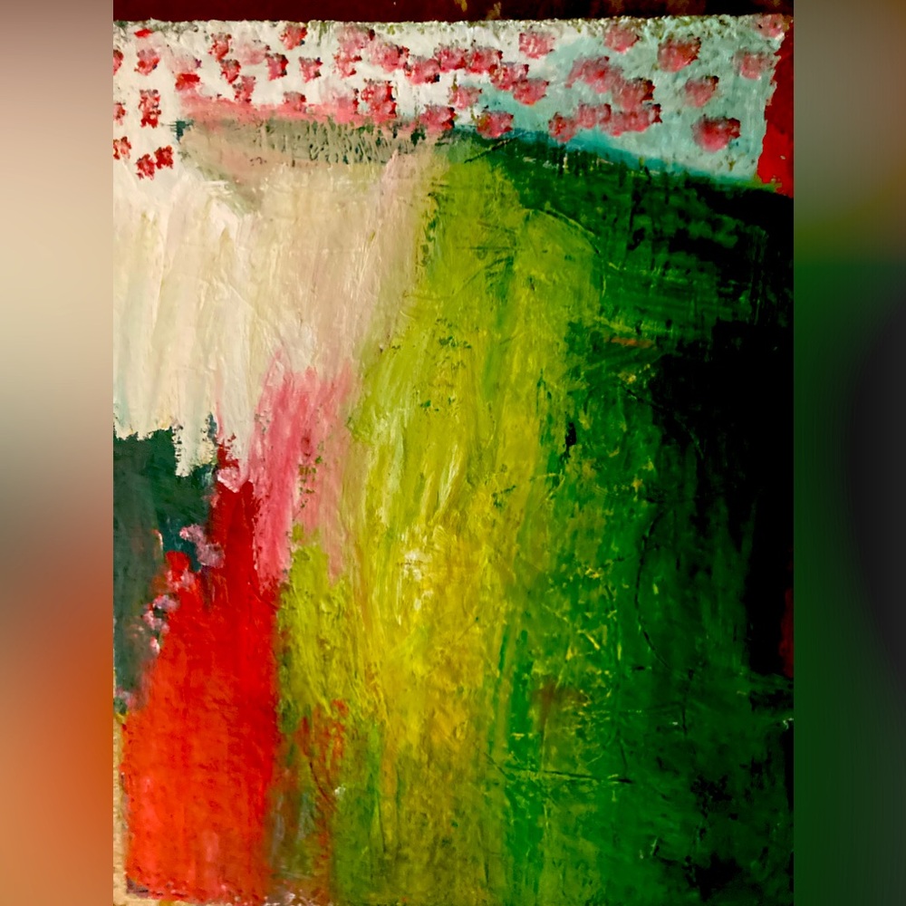 Abstract oil painting